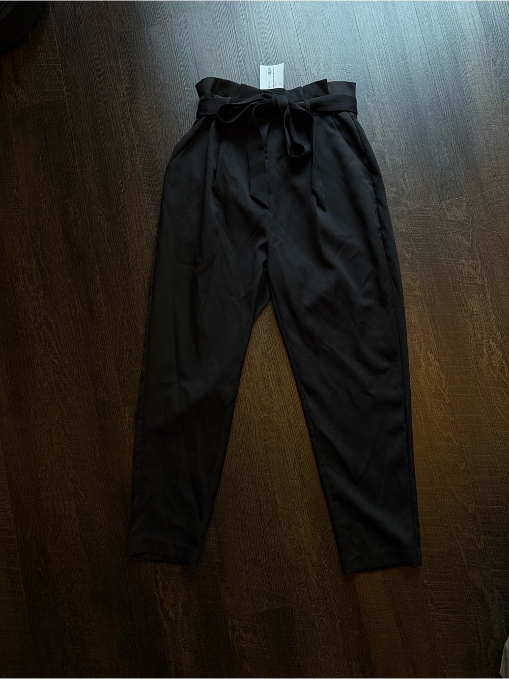Lulu's Black Tailored High-Waist Pants